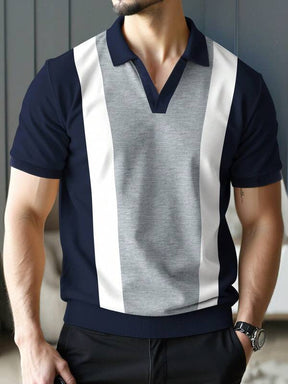 Polo Firenze Tricolor Slim — 100% Algodão