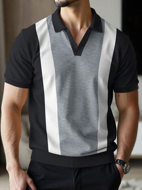 Polo Firenze Tricolor Slim — 100% Algodão