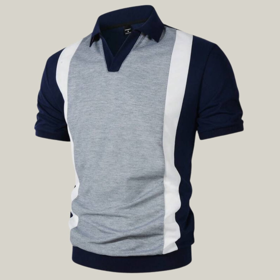 Polo Firenze Tricolor Slim — 100% Algodão