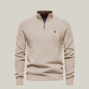 Suéter R&L™ com meio zíper