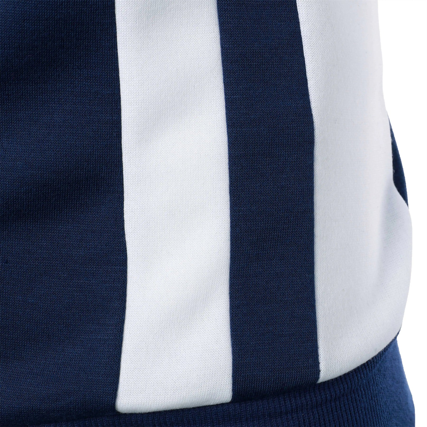 Suéter Zip Stripe Essential – 100% Algodão (Slim)