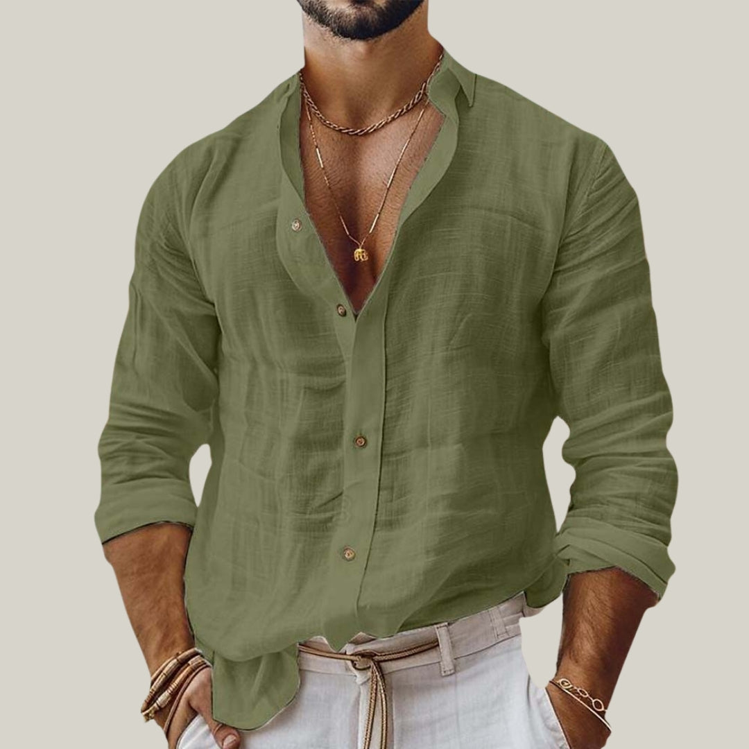 Camisa Positano – 100% Linho Slim