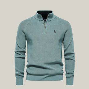 Suéter R&L™ com meio zíper
