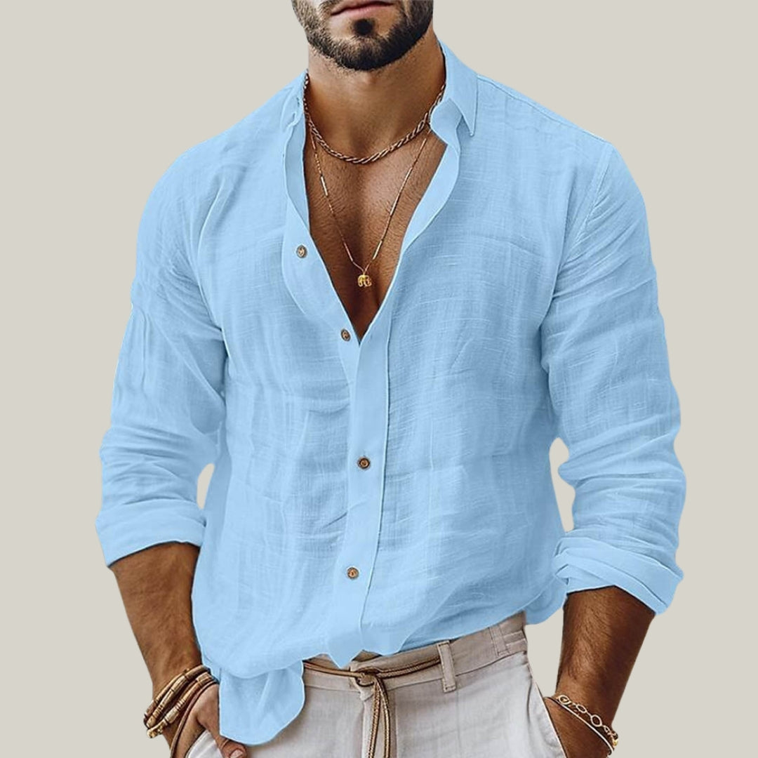 Camisa Positano – 100% Linho Slim