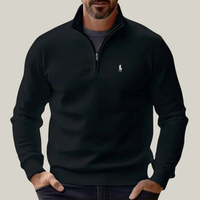 Suéter Ralph Lauren ¼ Zíper 100% Algodão