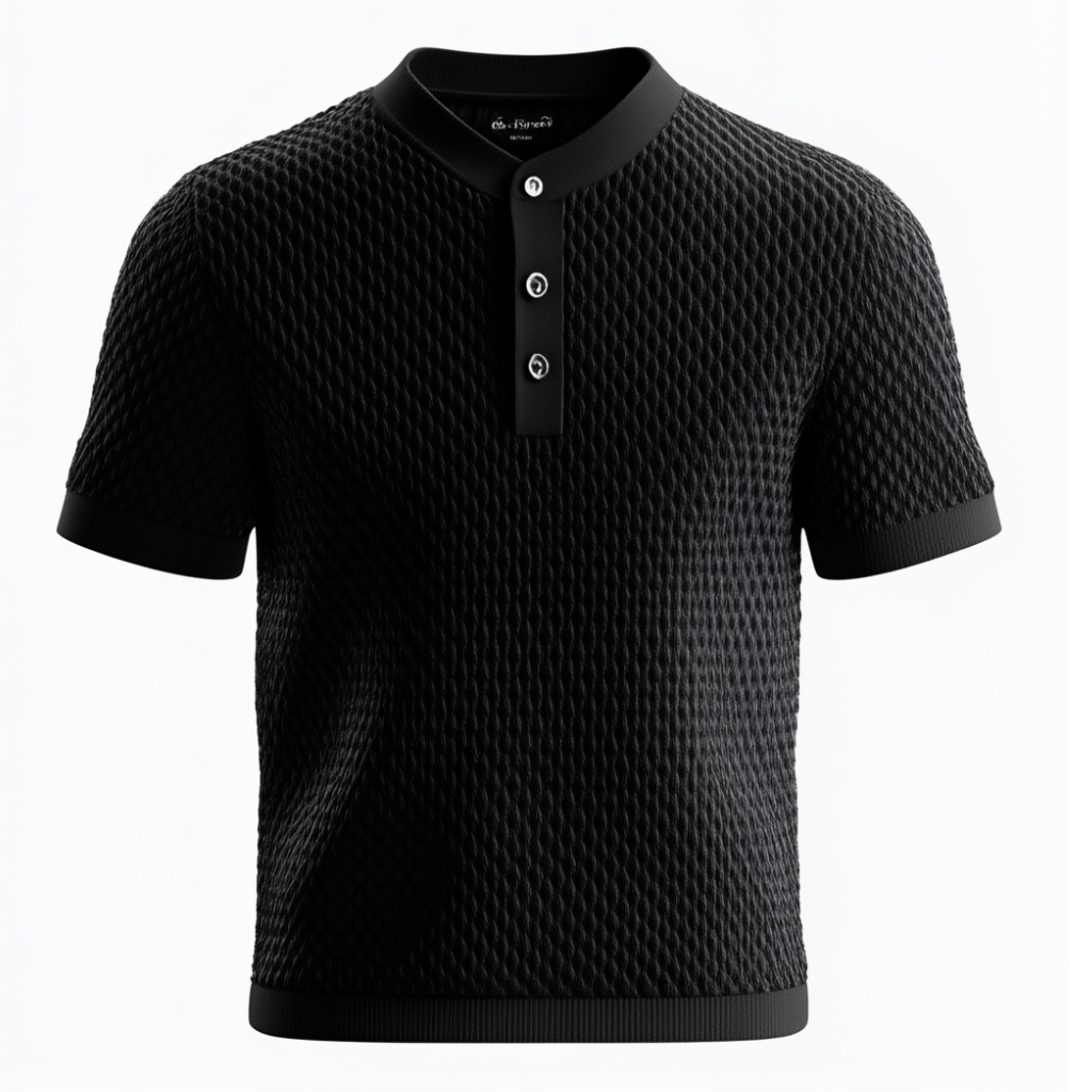 Camisa  Polo Malha Franfurt Black