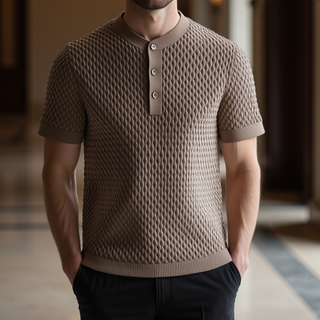 Camisa  Polo Malha Franfurt Black