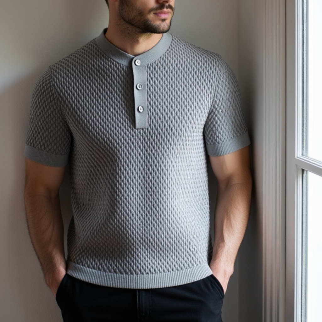 Camisa  Polo Malha Franfurt Taupe