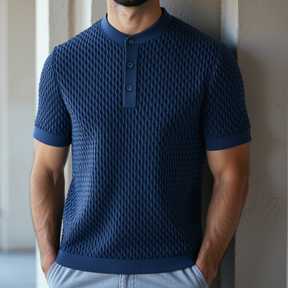 Camisa  Polo Malha Franfurt Black