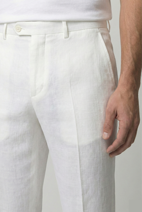 Calça Hitochi Leone – alfaiataria Slim 100% Linho