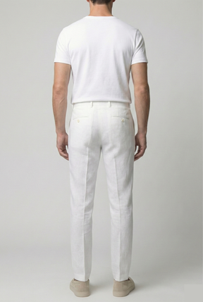 Calça Hitochi Leone – alfaiataria Slim 100% Linho