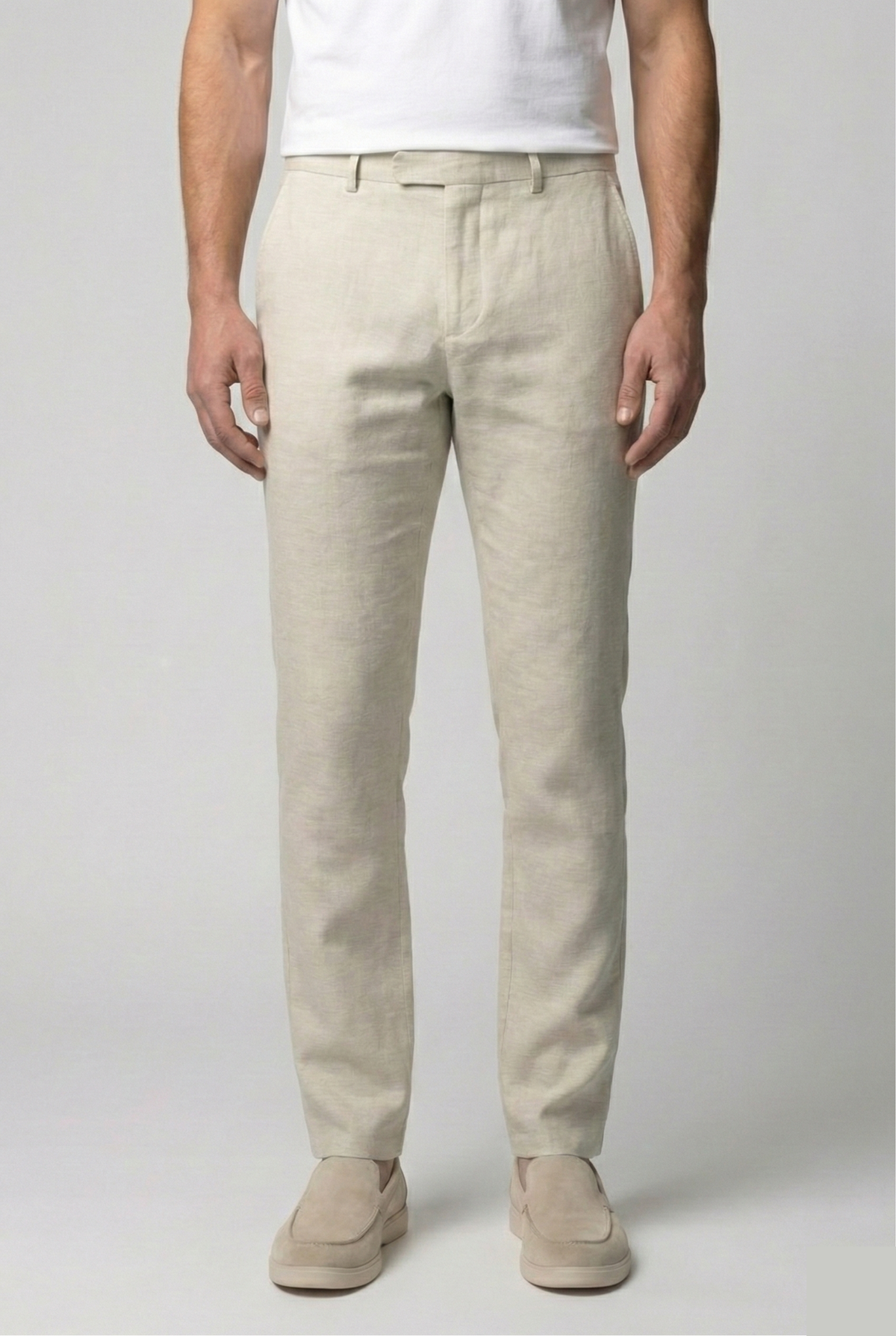 Calça Hitochi Leone – alfaiataria Slim 100% Linho