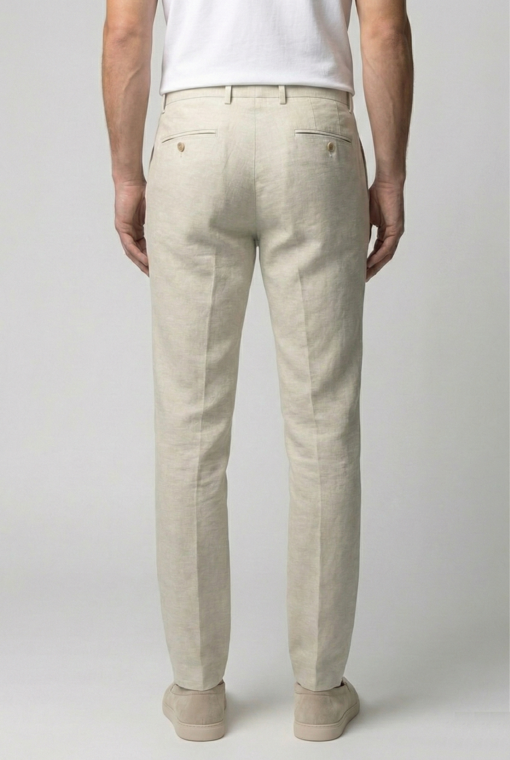 Calça Hitochi Leone – alfaiataria Slim 100% Linho