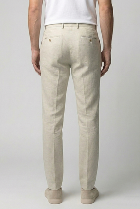 Calça Hitochi Leone – alfaiataria Slim 100% Linho