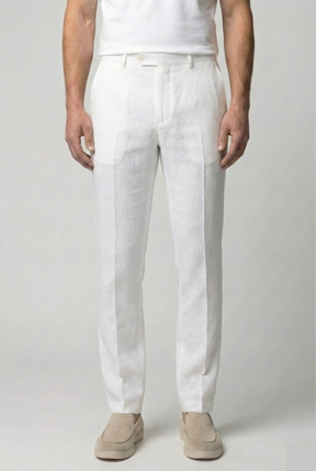 Calça Hitochi Leone – alfaiataria Slim 100% Linho