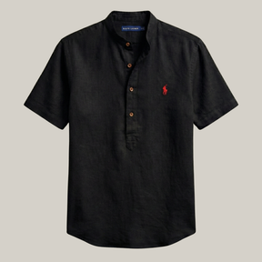 Camisa gola padre slim 100% algodão  - R&L