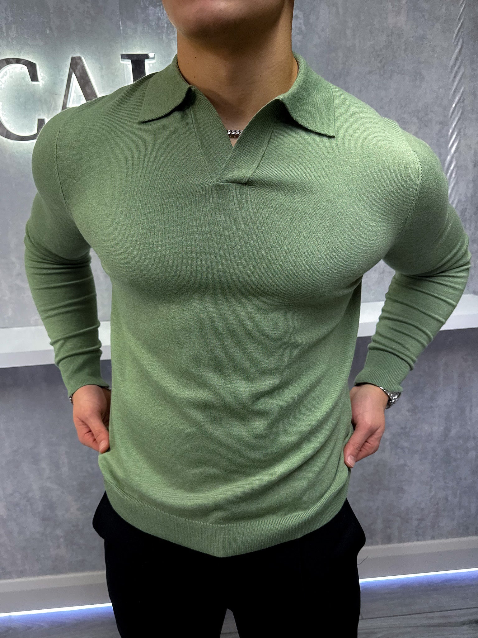 Polo Leone – 100% Algodão Premium (Manga Longa)