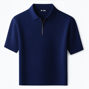 Camisa Polo Malha Francesa Blue