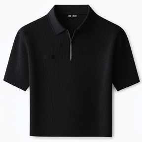 Camisa Polo Malha Francesa Black