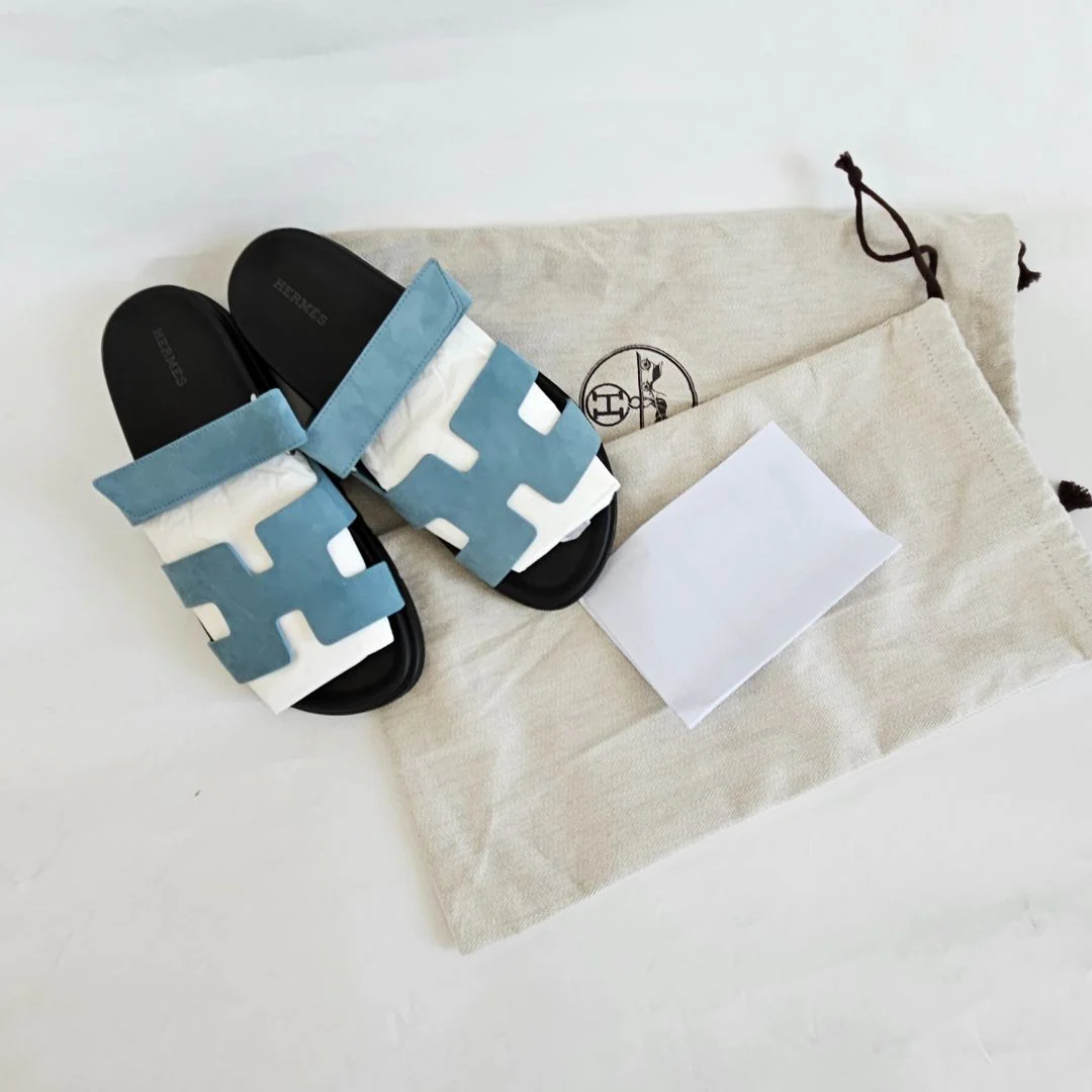 Sandália Hermes Chypre Camurça