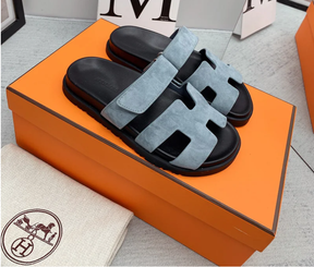 Sandália Hermes Chypre Camurça