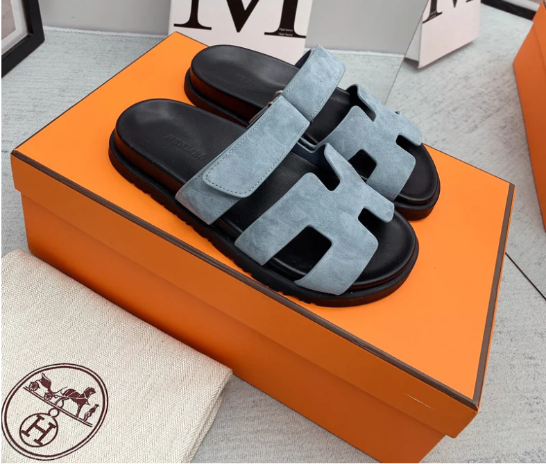 Sandália Hermes Chypre Camurça