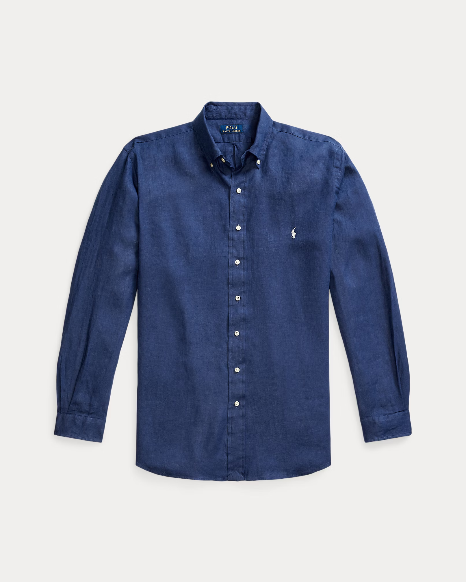 Camisa Linho Polo Ralph Lauren Manga Longa